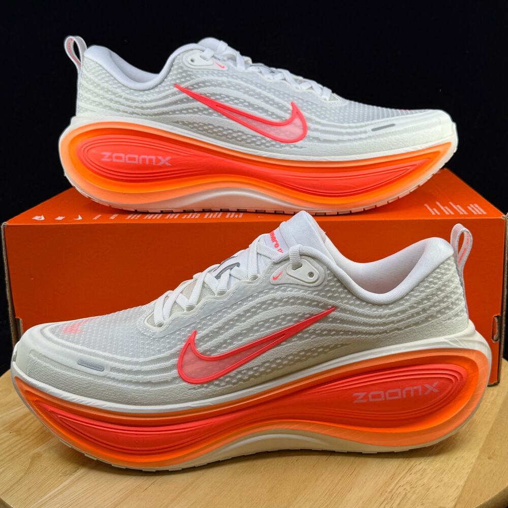 Nike Vomero Plus White Orange HV8154-107 Size 8.5 Women's Shoes